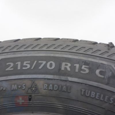5. 215 70 15C 2x BARUM 215/70 R15C 109/107R Snovanis3 Winterreifen 2023 WIE NEU VOLL