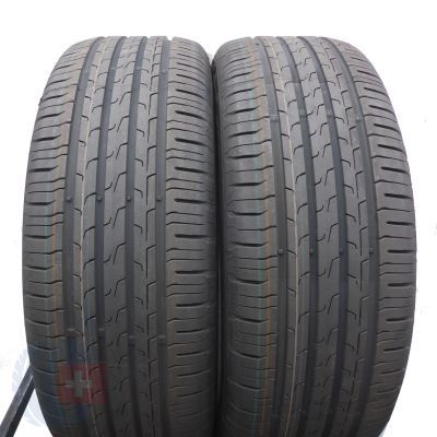 3. 215 55 17 4x CONTINENTAL 215/55 R17 94V EcoContact6 Sommerreifen 2024 WIE NEU VOLL