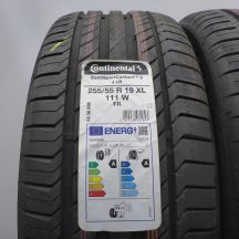 3. 255 55 19 4x CONTINENTAL 255/55 R19 111W XL ContiSportContact 5 SUV J LR Sommerreifen 2022 WIE NEU VOLL