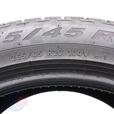 5. 265 45 20 2x PIRELLI 265/45 R20 104V Scorpion Winter MGT Winterreifen 2024 6,8-7mm