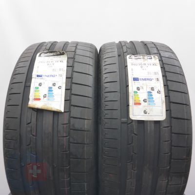 245 35 19 2x CONTINENTAL 245/35 R19 93Y SportContact 6 Sommerreifen 2023 VOLL WIE NEU  