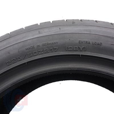 7. 225 50 17 4x DUNLOP 225/50 R17 98Y XL Sport Maxx RT2 Sommerreifen 2018 VOLL WIE NEU 