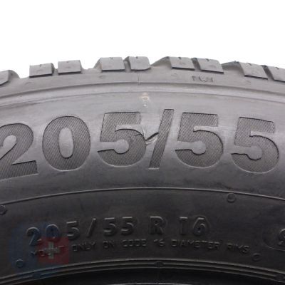 8. 205 55 16 2x CONTINENTAL 205/55 R16 91T ContiWinterContact TS850 Winterreifen 6,5-7,2mm 2015