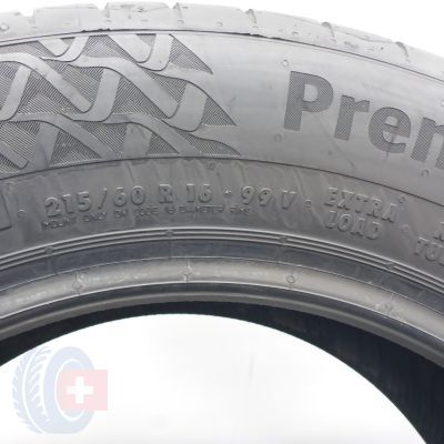 3. 215 60 16 1x CONTINENTAL 215/60 R16 99V XL PremiumContact7 Sommerreifen 2025 6,8mm