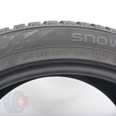 7. 255 45 20 4x NOKIAN 255/45 R20 105V XL Snowproof 2 SUV Winterreifen 2023 6,8mm