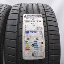 2.  245 35 18 2x CONTINENTAL  245/35 R18 92Y ContiSportContact 5 M0 Sommerreifen 2022 Ungebraucht   