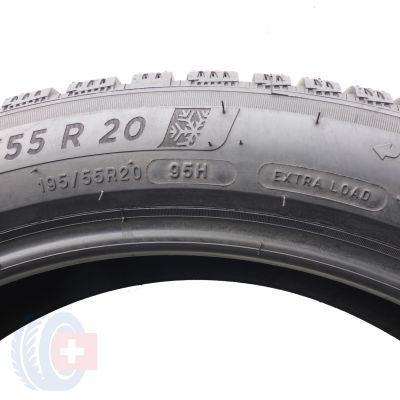6. 195 55 20 2x MICHELIN  195/55 R20 95H XL Alpin 6 Winterreifen 2021 8,5mm