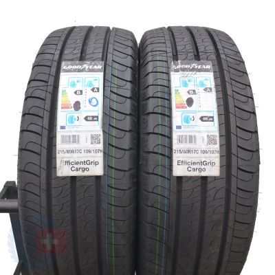 4. 4 x GOODYEAR 215/60 R17C 109/107H EfficientGrip Cargo Sommerreifen 2020 WIE NEU VOLL