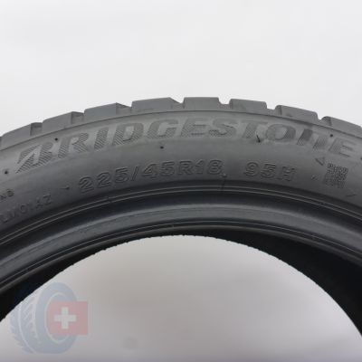 2. 225 45 18 1x BRIDGESTONE 225/45 R18 95H Blizzak LM001 RFT BMW Winterreifen 2019 6,5mm
