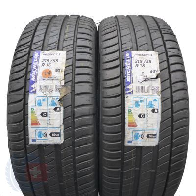 215 55 16 2x MICHELIN 215/55 R16 93Y Primacy 3 Sommerreifen 2016  VOLL
