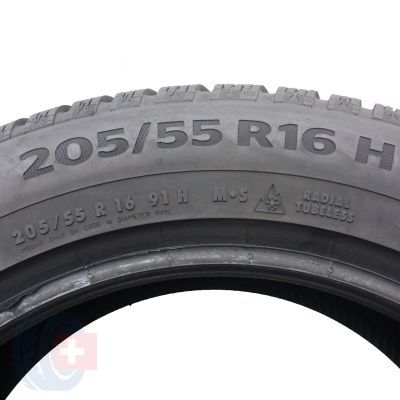 4. 205 55 16 1x CONTINENTAL 205/55 R16 91H WinterContact TS 860 Winterreifen 2018 8,2mm WIE NEU