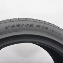 6. 245 45 18 1x PIRELLI 245/45 R18 100W P Zero Vol Sommerreifen 2019 Ungebraucht  