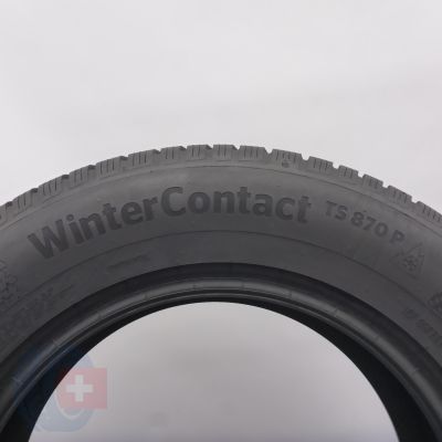 5.  215 65 16 2x CONTINENTAL 215/65 R16 98T WinterContact TS 870 P Winterreifen  2023 7,5-7mm