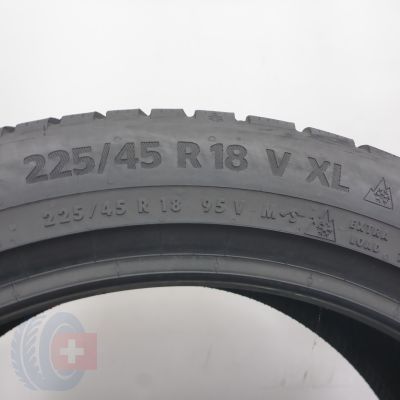 5. 225 45 18 4x CONTINENTAL 225/45 R18 95V XL WinterContact TS870P Winterreifen 2021, 2022 6,5-8mm