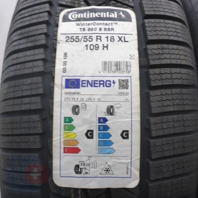 2. 255 55 18 4x CONTINENTAL 255/55 R18 109H XL WinterContact Ts860S RunFlat Winterreifen 2022 VOLL