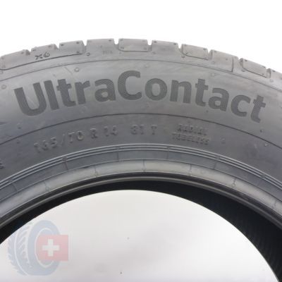 5. 165 70 14 4x CONTINENTAL 165/70 R14 81T UltraContact Sommerreifen 2022/23 Ungebraucht   