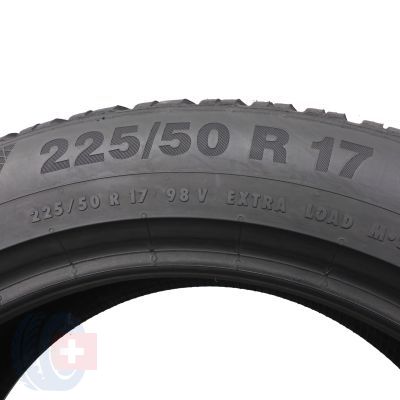 5. 2 x CONTINENTAL 225/50 R17 98V XL ContiWinterContact TS850 Winterreifen 2015 7mm