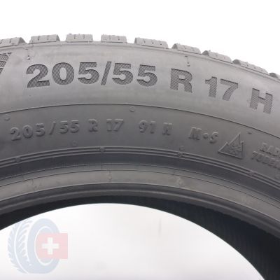 2. 205 55 17 1x CONTINENTAL 205/55 R17 91H MO WinterContact TS850P Winterreifen 2021 VOLL