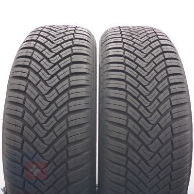 3. 195 65 15 4x CONTINENTAL 195/65 R15 91T AllSeasonContact Ganzjahresreifen 2023 8-8,2mm WIE NEU 