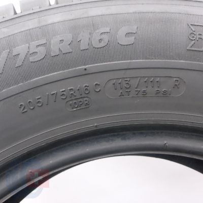 4. 205 75 16C 2x MICHELIN 205/75 R16C 113/111R Agilis Sommerreifen 2019 WIE NEU 9mm