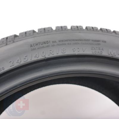 5. 245 40 18 2x DUNLOP 245/40 R18 97V XL AO SP Winter Sport 3D Winterreifen 2011 7,2mm