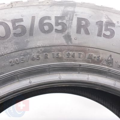 7.  205 65 15 4x CONTINENTAL 205/65 R15 94T WinterContact TS870 Winterreifen 2024 VOLL WIE NEU 