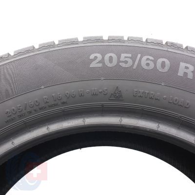 2. 205 60 16 2x CONTINENTAL 205/60 R16 96H XL ContiWinterContact TS830P Winterreifen 2023 6,5-6,8mm