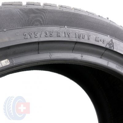 6. 2 x CONTINENTAL 295/35 R19 100V ContiWinterContact TS 830 P N0 Winterreifen DOT15 7.2-8mm