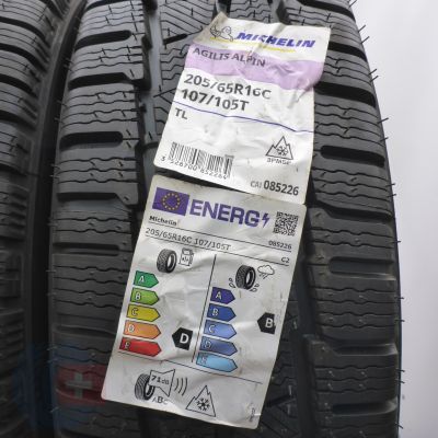 2.  205 65 16C 2x MICHELIN  205/65 R16C 107/105T Agilis Alpin Winterreifen 2023 Ungebraucht   