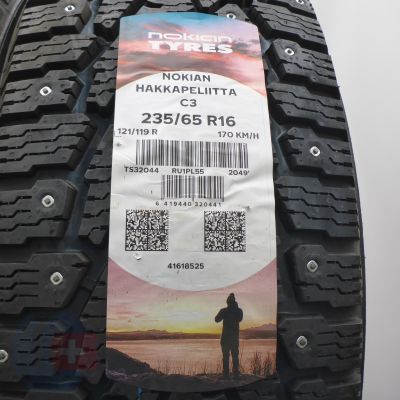 3.  235/65 R16C 4x NOKIAN 121/119R Hakkapeliitta C3 Winterreifen  2021 