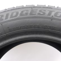 3. 225 55 17 1x BRIDGESTONE 225/55 R17 97H Blizzak Lm001 RUNFLAT BMW Winterreifen 2022 WIE NEU VOLL