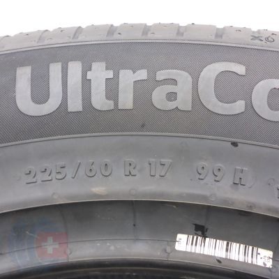 7. 225 60 17 4x CONTINENTAL 225/60 R17 99H UltraContact Sommerreifen 2022 Ungebraucht   