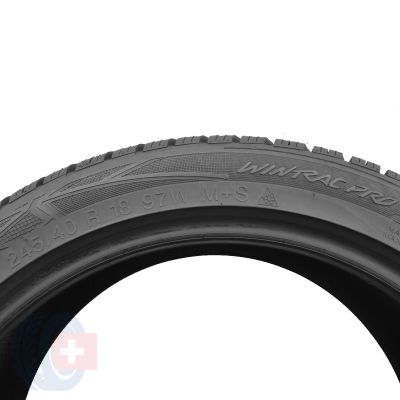 5. 4 x VREDESTEIN 245/40 R18 97W XL Wintrac Pro Winterreifen 2022 6,2-7mm 