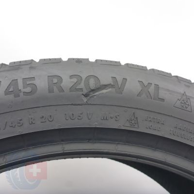 6. 255 45 20 1x CONTINENTAL 255/45 R20 105V XL WinterContact TS 870 P Winterreifen 2022 6,5mm