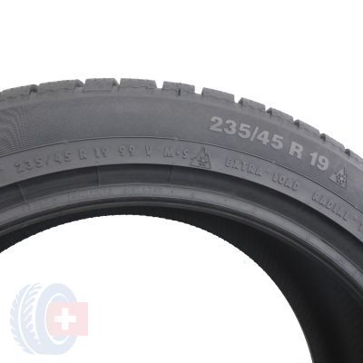 5. 2 x CONTINENTAL 235/45 R19 99V XL ContiWinterContact TS 830 P M0 Winterreifen 2016 7,2mm WIE NEU