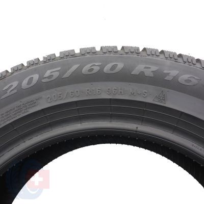 5. 205 60 16 2x PIRELLI 205/60 R16 96H XL Winter 2 Cinturato Winterreifen 2024, 2025 8,2-8,5mm