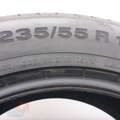 6. 235 55 19 2x CONTINENTAL 235/55 R19 101V ContiSportContact 5 SUV Sommerreifen 2022 Ungebraucht   