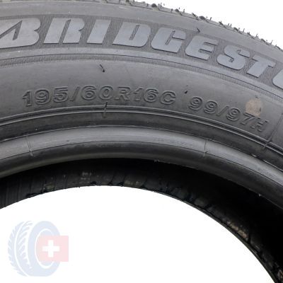 8. 195 60 16C 4x BRIDGESTONE 105/60 R16C  99/97H  ER 30C Sommerreifen  2004 7,5mm