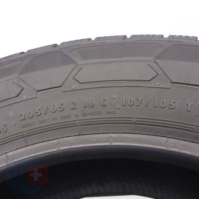 8. 205 65 16C 4x CONTINENTAL 205/65 R16C 107/105T VanContact Winter Winterreifen 2021/22/24 8-9,5mm