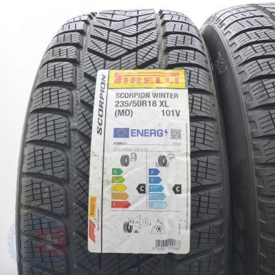 2. 235/50 R18 2x PIRELLi 101V XL Scorpion Winter Winterreifen M0 2023 VOLL WIE NEU