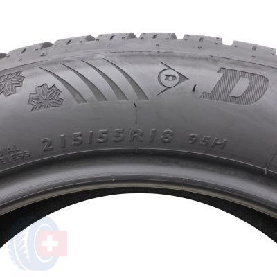 6. 215 55 18 2x DUNLOP 215/55 R18 95H SP Winter Sport 4D M0Ext RunFlat Winterreifen 2017/19 7-7,3mm