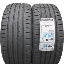 205 45 16 2x CONTINENTAL 205/45 R16 83H ContiEcoContact5 Sommerreifen 2020 VOLL WIE NEU 