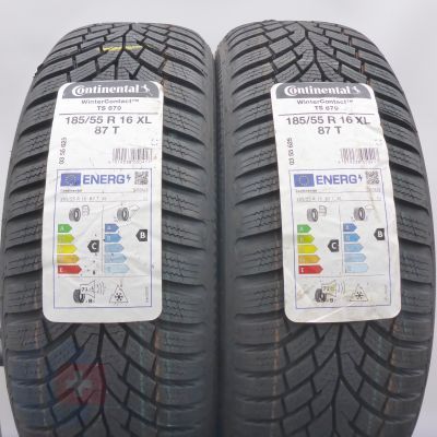 3. 185 55 16 4x CONTINENTAL 185/55 R16 87T XL WinterContact Ts 870 Winterreifen 2023  VOLL WIE NEU  3. 185 55 16 4x CONTINENTAL 185/55 R16 87T XL WinterContact Ts 870 Winterreifen 2023  VOLL WIE NEU