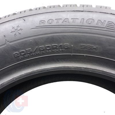 4. 205 60 16 1x DUNLOP 205/60 R16  96H Winter Sport 5 Winterreifen 2020 8,8mm