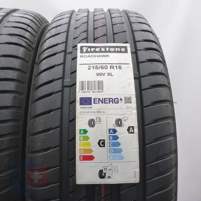 2. 215 60 16 2x FIRESTONE 215/60 R16 99V XL Roadhawk Letnie 2022 Ungebraucht  
