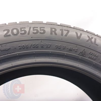 5. 205 55 17 4x CONTINENTAL 205/55 R17 95V XL WinterContact TS870P Winterreifen 2021, 2024 6,8-7,5mm