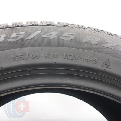 5. 285 45 20 4x PIRELLI 285/45 R20 112V XL Winter 2 Scorpion Winterreifen 2024 6,5-7mm