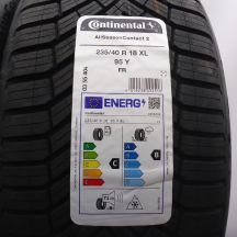 2. 235 40 18 4x CONTINENTAL 235/40 R18 95Y XL AllSeasonContact2 Ganzjahresreifen 2025 VOLL WIE NEU