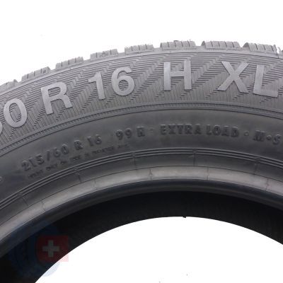 3. 215 60 16 1x GISLAVED 215/60 R16 99H XL EuroFrost6 Winterreifen 2019 WIE NEU VOLL