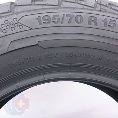 5. 195 70 15C 1x CONTINENTAL 195/70 R15C 104/102R ContiVanContact 100 Sommerreifen 2019 VOLL WIE NEU